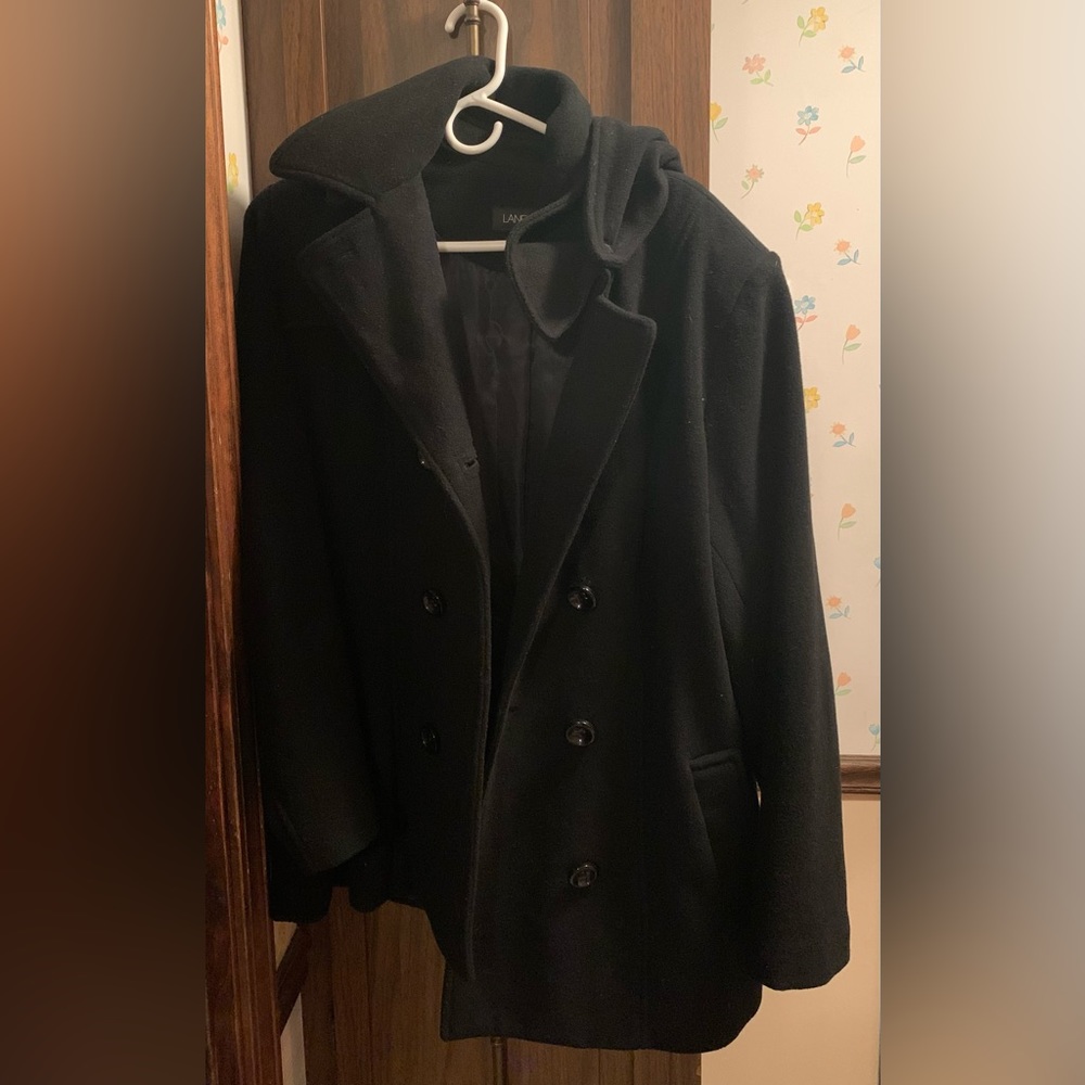 Lane Bryant Hooded Peacoat